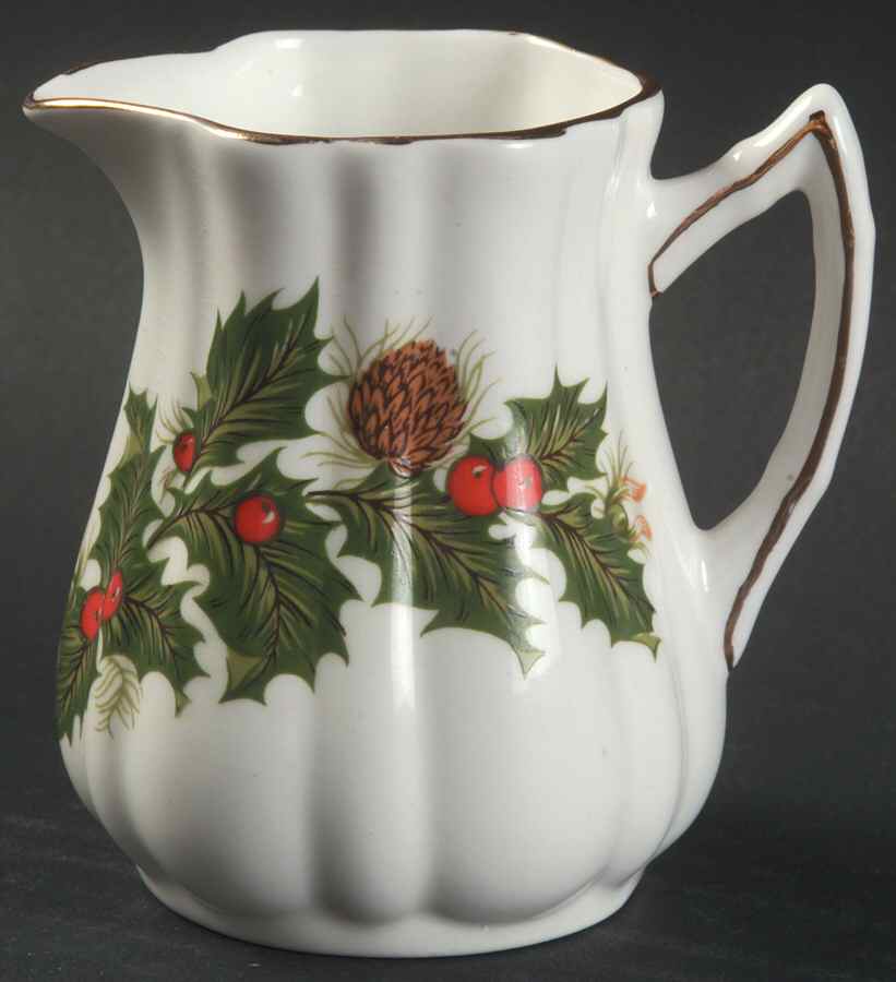 Yuletide (Scalloped) Creamer by Rosina-Queens-1