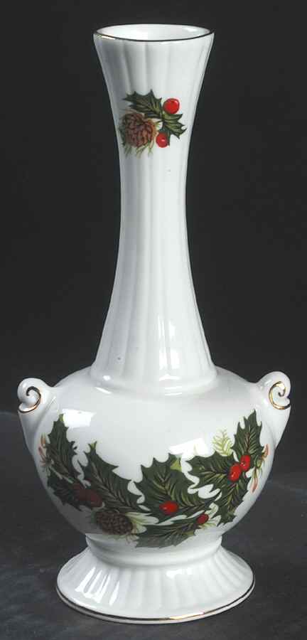 Yuletide (Scalloped) 7" Vase by Rosina-Queens-1