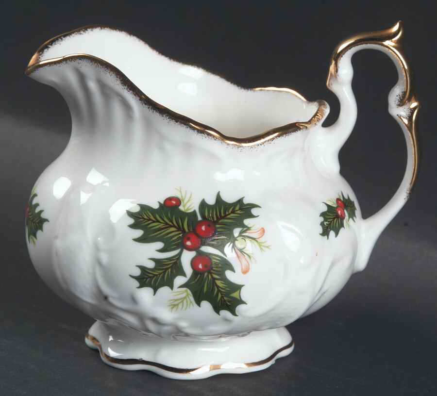 Yuletide (Scalloped) Creamer by Rosina-Queens-1
