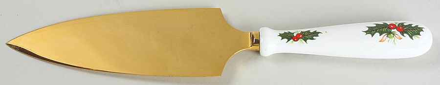 Yuletide (Scalloped) Pie & Cake Server with Stainless Blade by Rosina-Queens-1