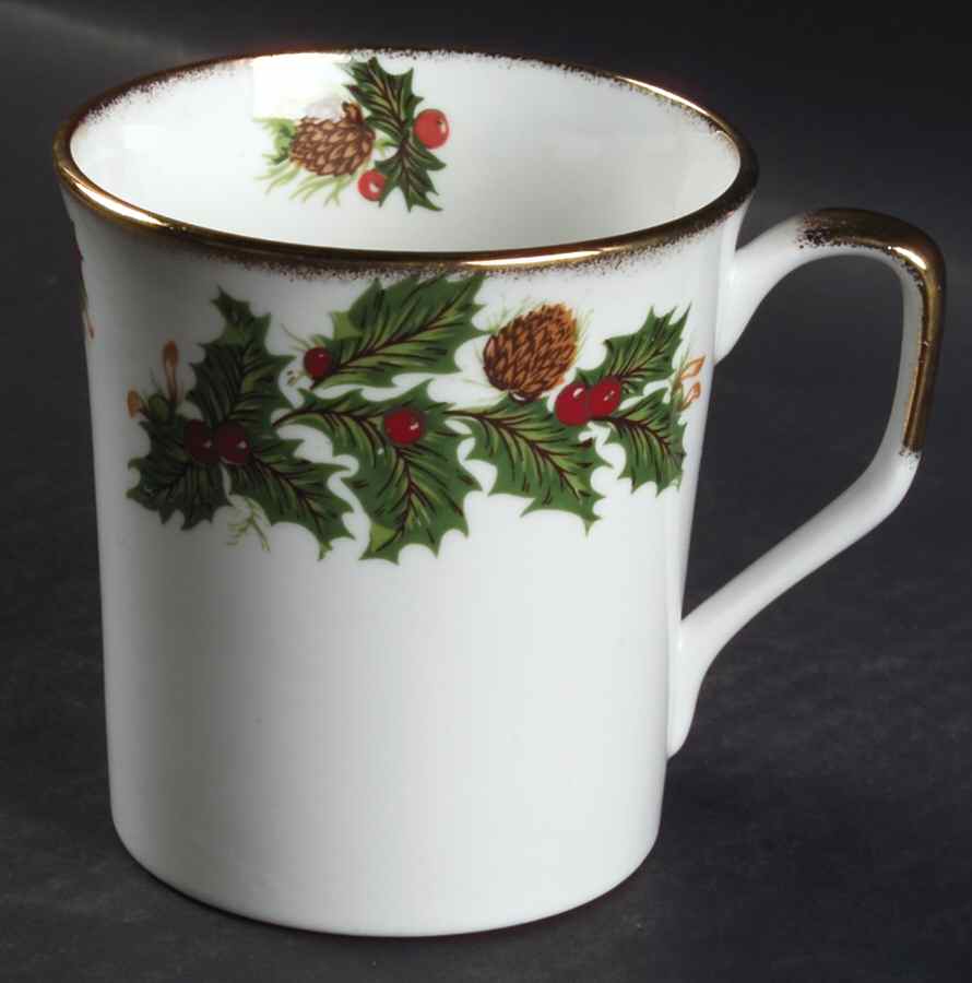 Yuletide (Scalloped) Mug by Rosina-Queens-1