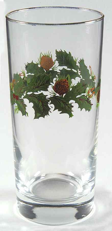 Yuletide (Scalloped) 14 Oz Glassware Tumbler by Rosina-Queens-1