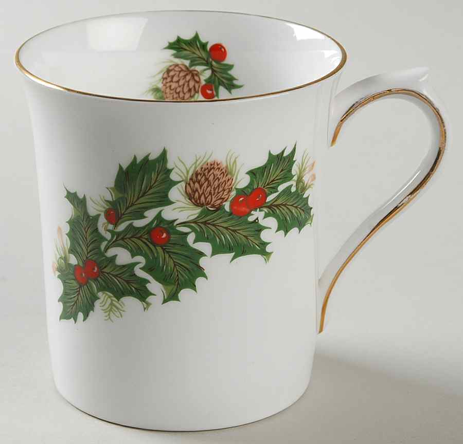 Yuletide (Scalloped) Mug by Rosina-Queens-1