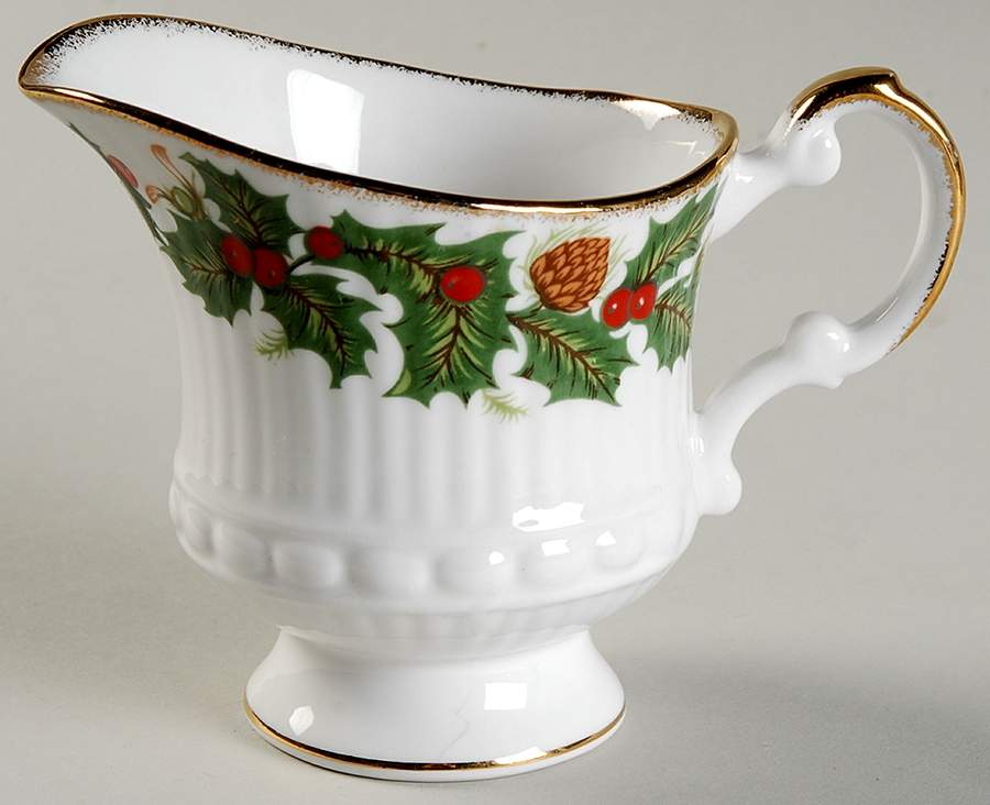 Yuletide (Scalloped) Creamer by Rosina-Queens-1