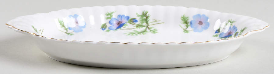 Blue Poppy Tray for Mini Creamer & Open Sugar by Richmond (England)-1