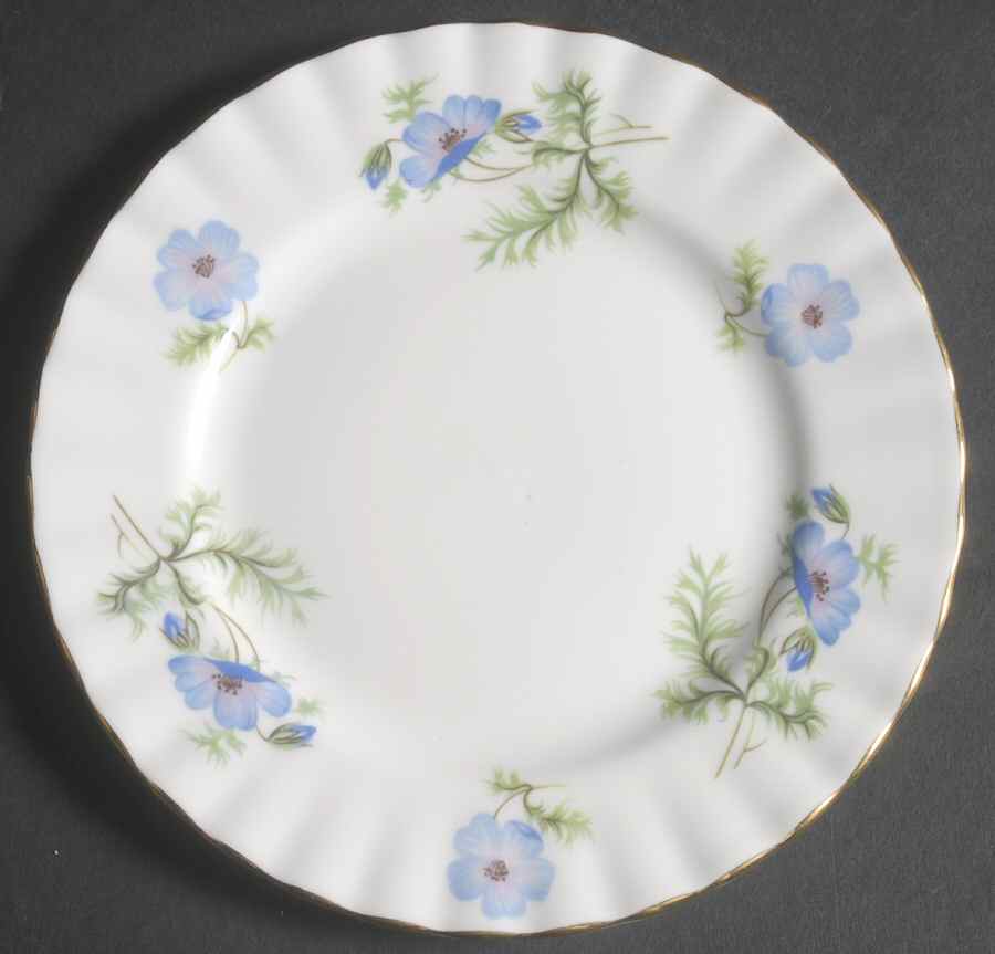 Blue Poppy Bread & Butter Plate by Richmond (England)-1