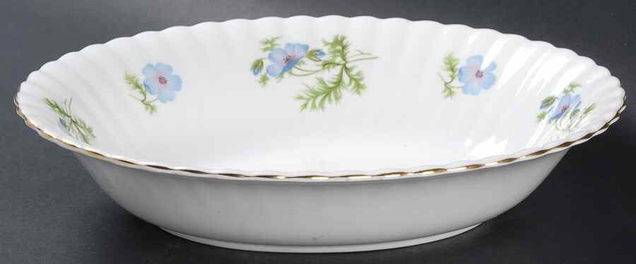 Blue Poppy 9" Oval Vegetable Bowl by Richmond (England)-1