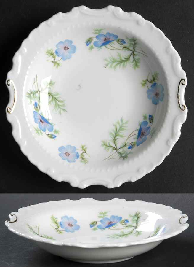 Blue Poppy 5" Round Sweet Meat Dish by Richmond (England)-1
