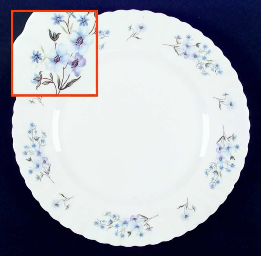 Blue Rock Dinner Plate by Richmond (England)-1