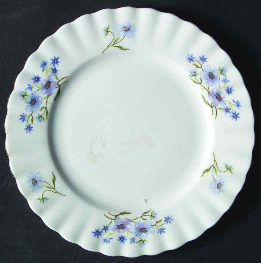 Blue Rock Bread & Butter Plate by Richmond (England)-1