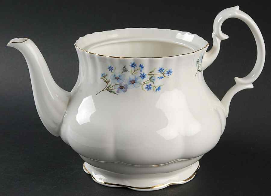 Blue Rock Teapot No Lid by Richmond (England)-1