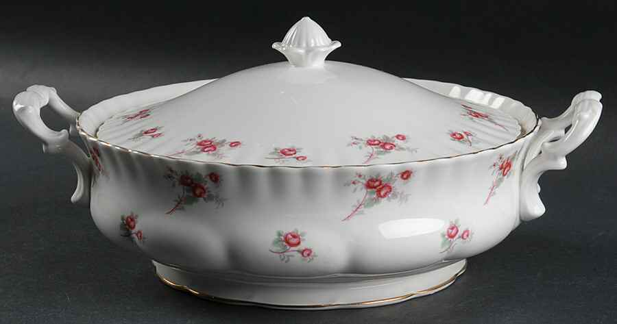 Rose Time Round Covered Vegetable by Richmond (England)-1