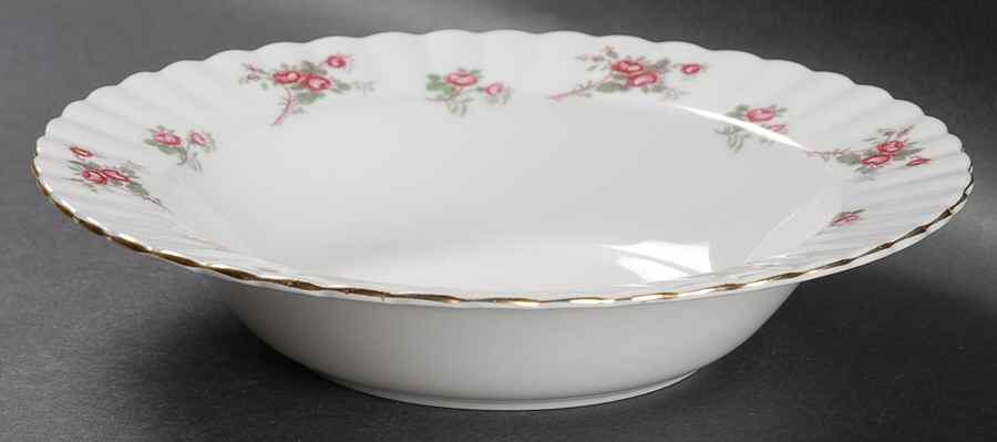 Rose Time Rim Soup Bowl by Richmond (England)-1