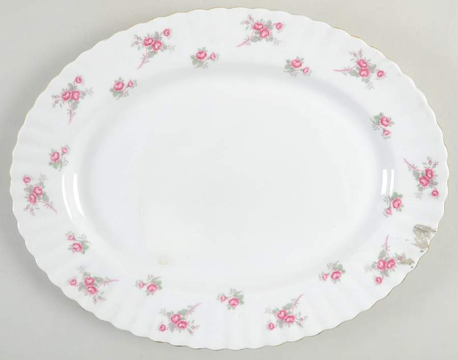 Rose Time 13" Oval Serving Platter by Richmond (England)-1