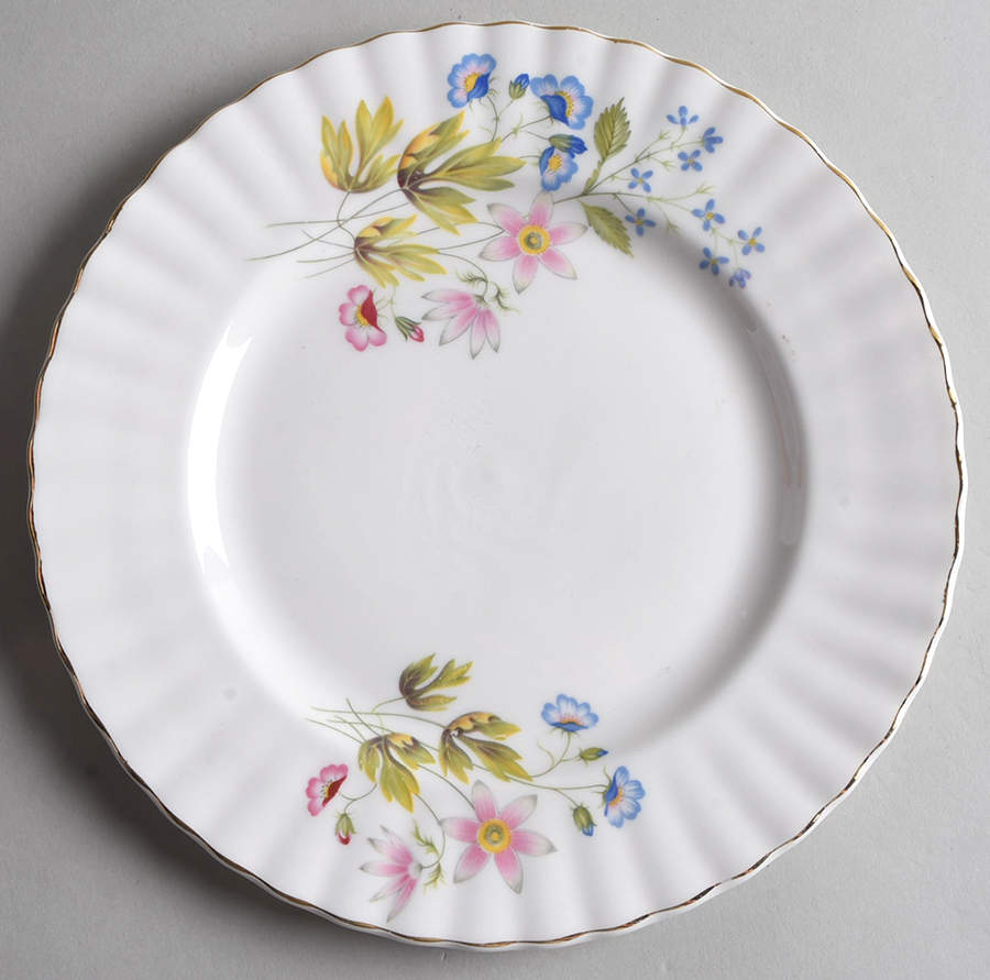 Wild Anemone (Ribbed) Salad Plate by Richmond (England)-1
