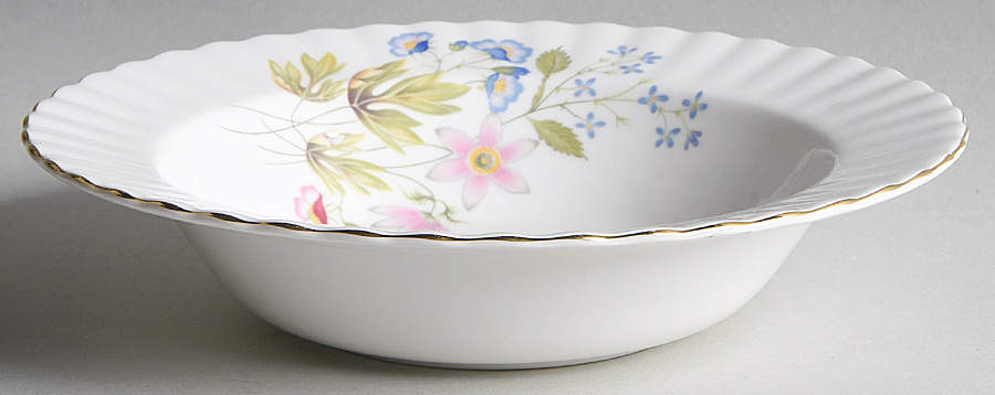 Wild Anemone (Ribbed) Rim Soup Bowl by Richmond (England)-1