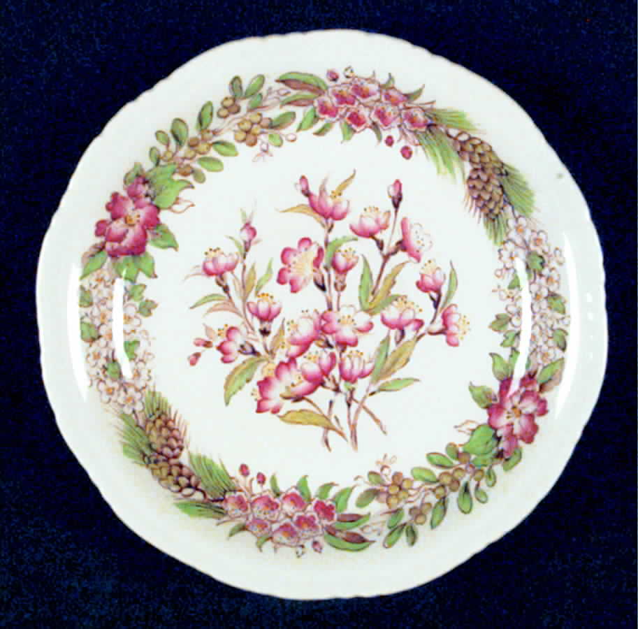 American State Flowers Saucer by Ridgway (Ridgways)-1