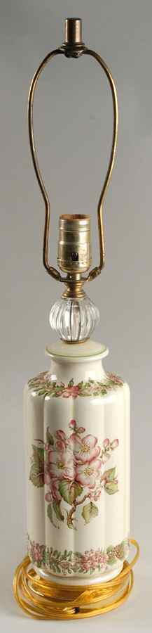 American State Flowers 24" Electric Lamp No Shade by Ridgway (Ridgways)-1