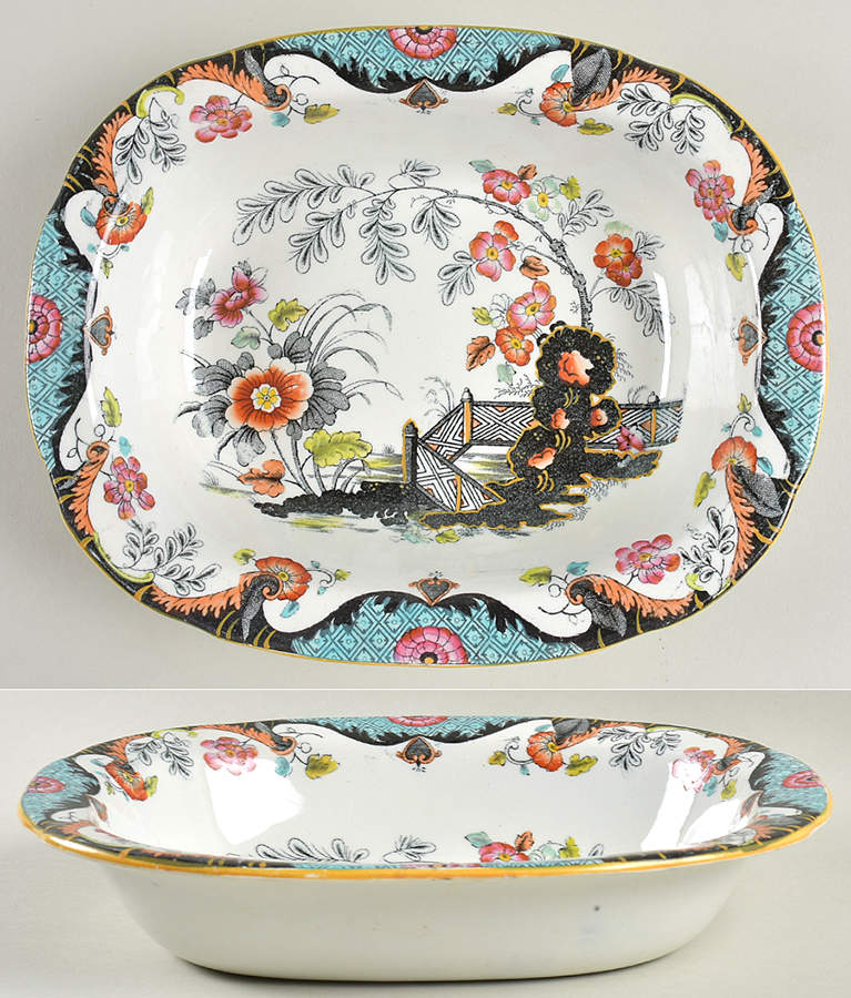 Anglesey 9" Oval Vegetable Bowl by Ridgway (Ridgways)-1