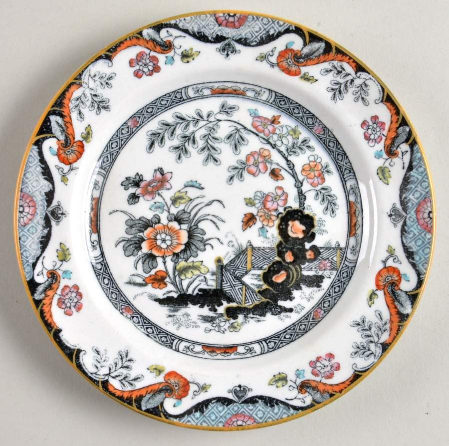 Anglesey Bread & Butter Plate by Ridgway (Ridgways)-1