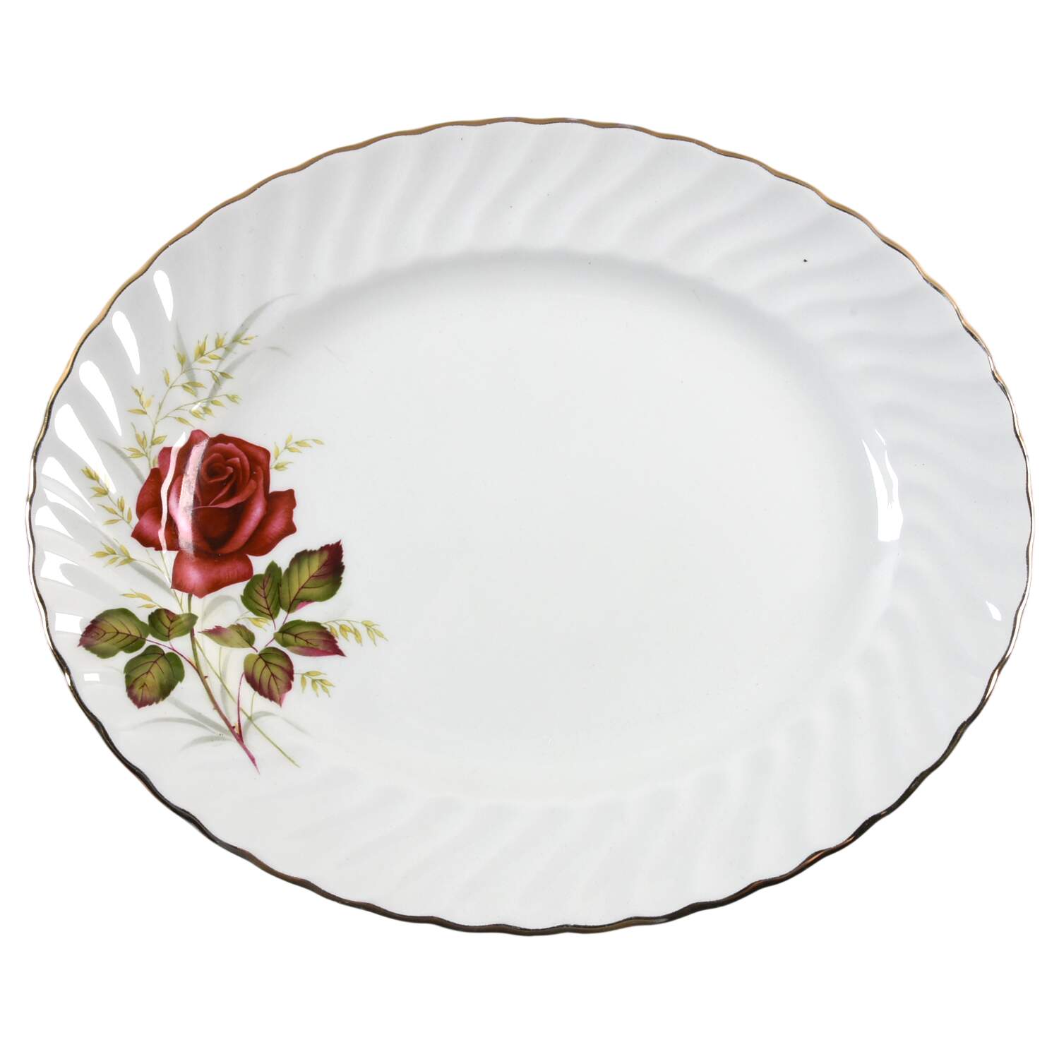 Anniversary Rose 12" Oval Serving Platter by Ridgway (Ridgways)-1