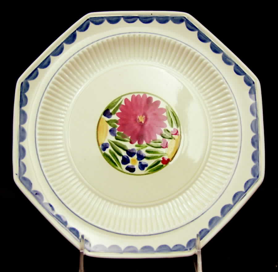 Avignon Octagonal Luncheon Plate by Ridgway (Ridgways)-1