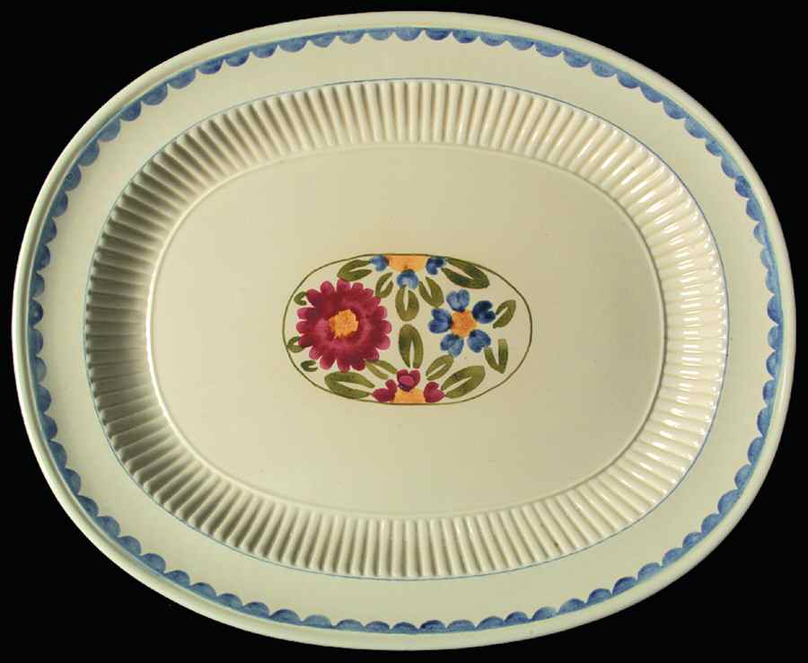 Avignon 15" Oval Serving Platter by Ridgway (Ridgways)-1