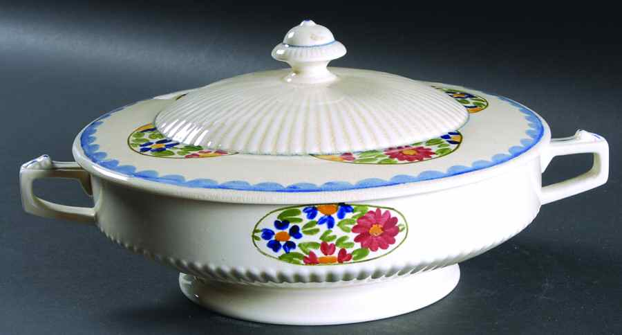 Avignon Round Covered Vegetable by Ridgway (Ridgways)-1
