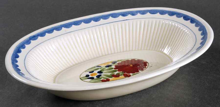 Avignon 9" Oval Vegetable Bowl by Ridgway (Ridgways)-1