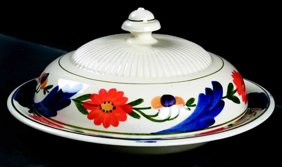 The Bedford Round Covered Butter by Ridgway (Ridgways)-1