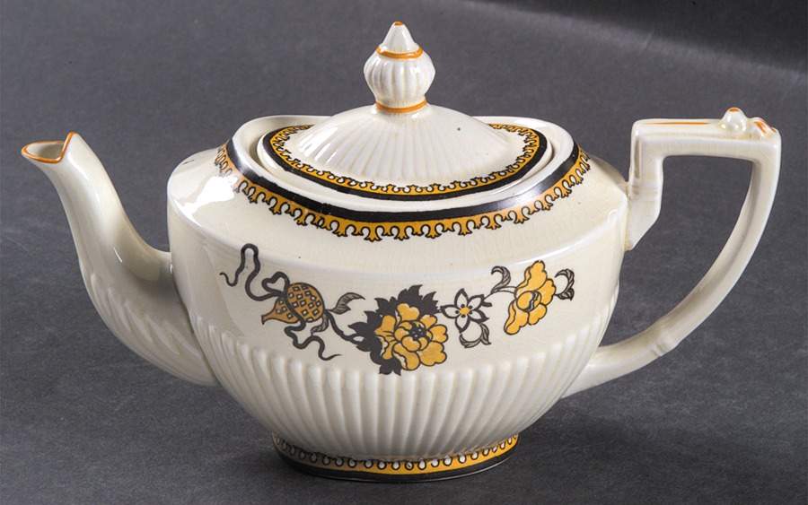 Blackstone Individual Teapot & Lid by Ridgway (Ridgways)-1