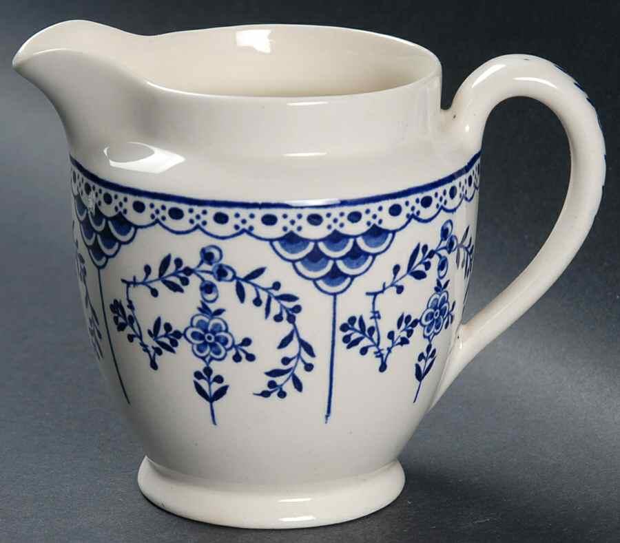 Blue Danish Creamer by Ridgway (Ridgways)-1