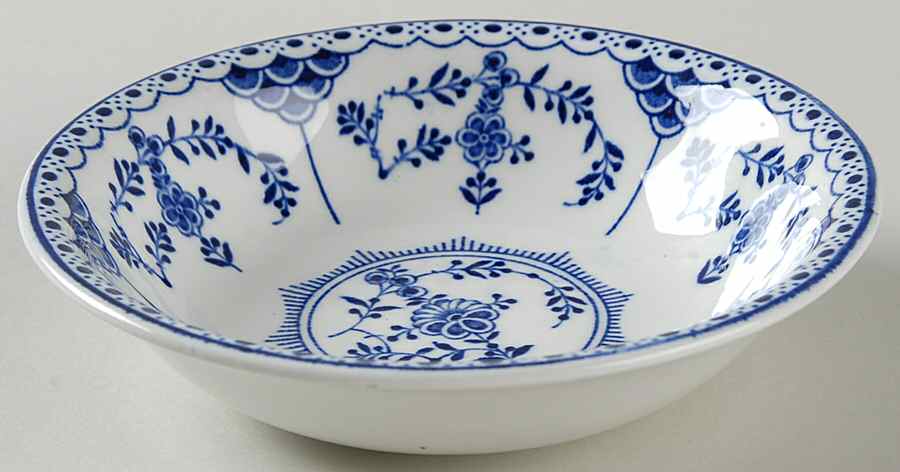 Blue Danish Fruit/Dessert (Sauce) Bowl by Ridgway (Ridgways)-1
