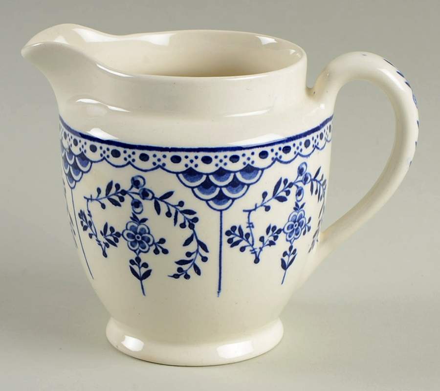 Blue Danish Creamer by Ridgway (Ridgways)-1