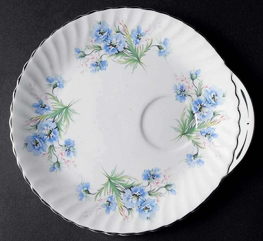 Blue Mist Snack Plate by Ridgway (Ridgways)-1