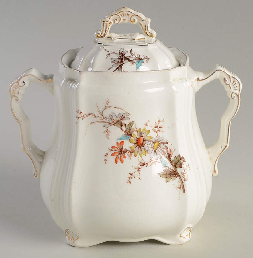 Buckingham Sugar Bowl & Lid by Ridgway (Ridgways)-1