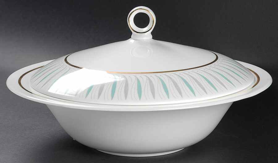 Caprice Round Covered Vegetable by Ridgway (Ridgways)-1