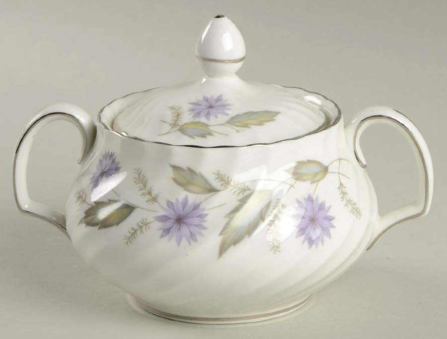 Charmaine Sugar Bowl & Lid by Ridgway (Ridgways)-1