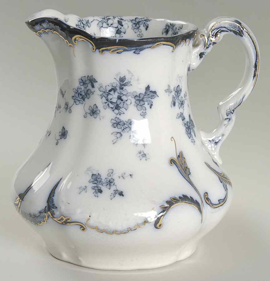 Chiswick (Flow Blue) 40 Oz Pitcher by Ridgway (Ridgways)-1
