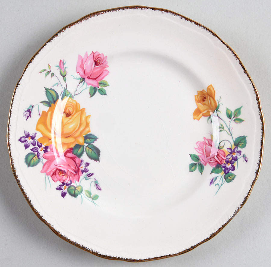 Chateau Rose Dessert/Pie Plate by Ridgway (Ridgways)-1