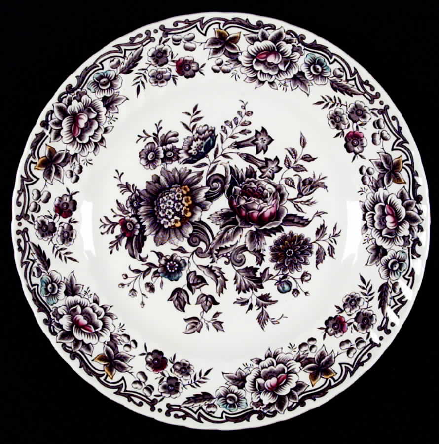 Clifton Multicolor Dinner Plate by Ridgway (Ridgways)-1