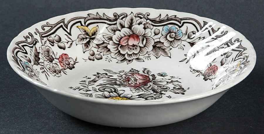 Clifton Multicolor Fruit/Dessert (Sauce) Bowl by Ridgway (Ridgways)-1