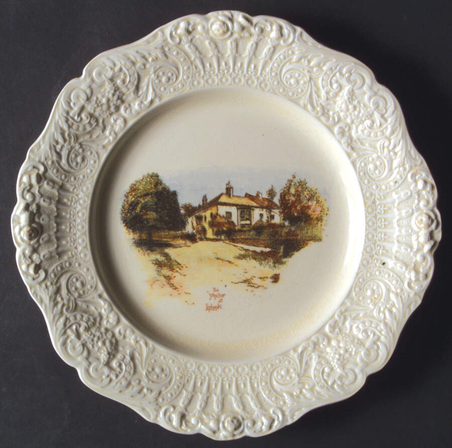 Coaching Days (Renaissance Shape) Luncheon Plate by Ridgway (Ridgways)-1