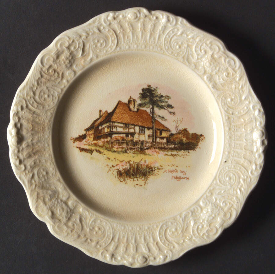 Coaching Days (Renaissance Shape) Bread & Butter Plate by Ridgway (Ridgways)-1
