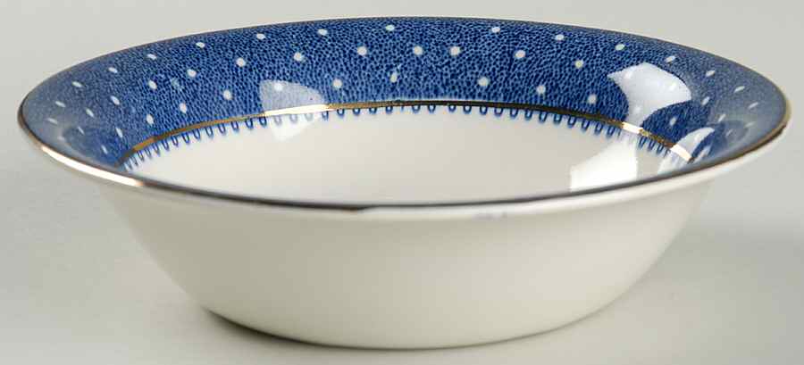 Conway Blue Coupe Cereal Bowl by Ridgway (Ridgways)-1