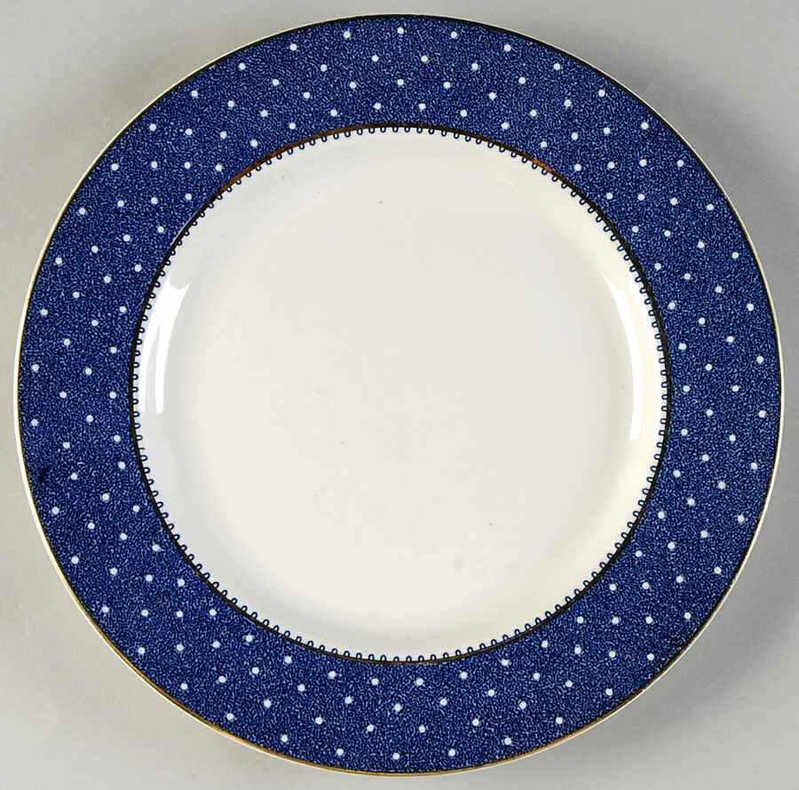 Conway Blue Luncheon Plate by Ridgway (Ridgways)-1