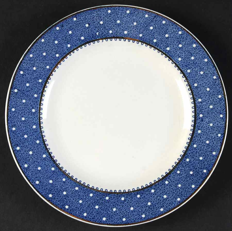 Conway Blue Bread & Butter Plate by Ridgway (Ridgways)-1