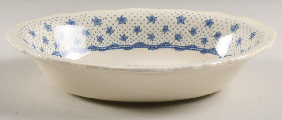 Columbian Star 9" Oval Vegetable Bowl by Ridgway (Ridgways)-1
