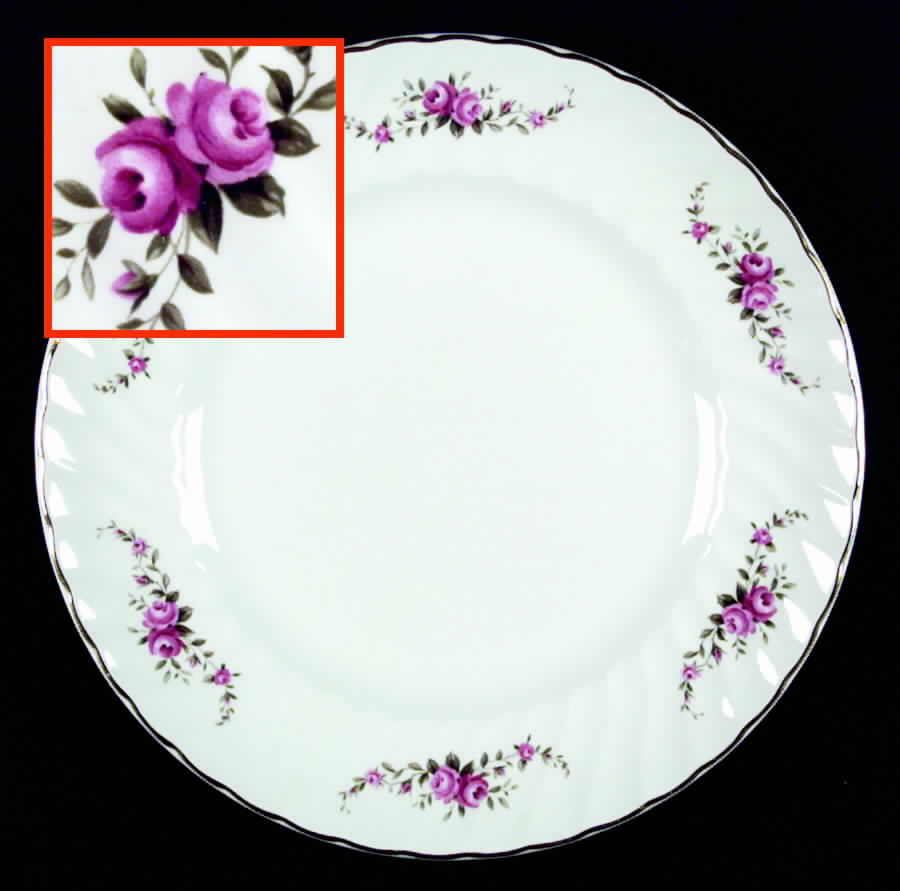 Dainty Rose Dinner Plate by Ridgway (Ridgways)-1