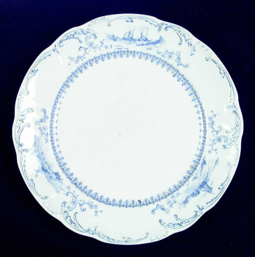 Delft Blue (No Trim) Dinner Plate by Ridgway (Ridgways)-1